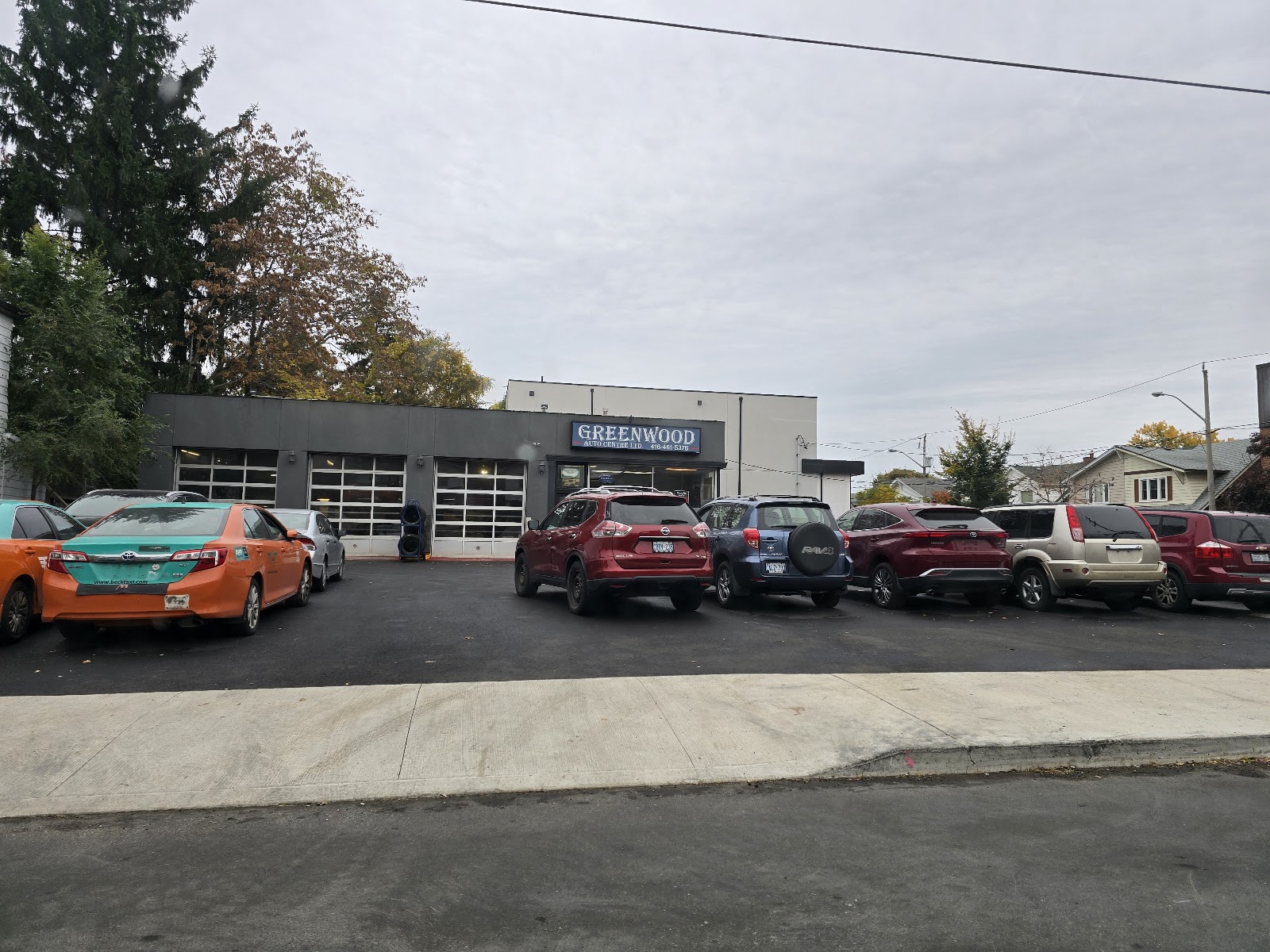 Vehicle service in progress at Greenwood Auto Centre
